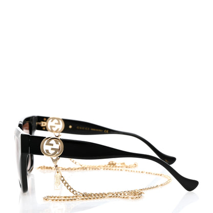 Gucci Acetate Square Frame Sunglasses GG1023S Black 3 of 8