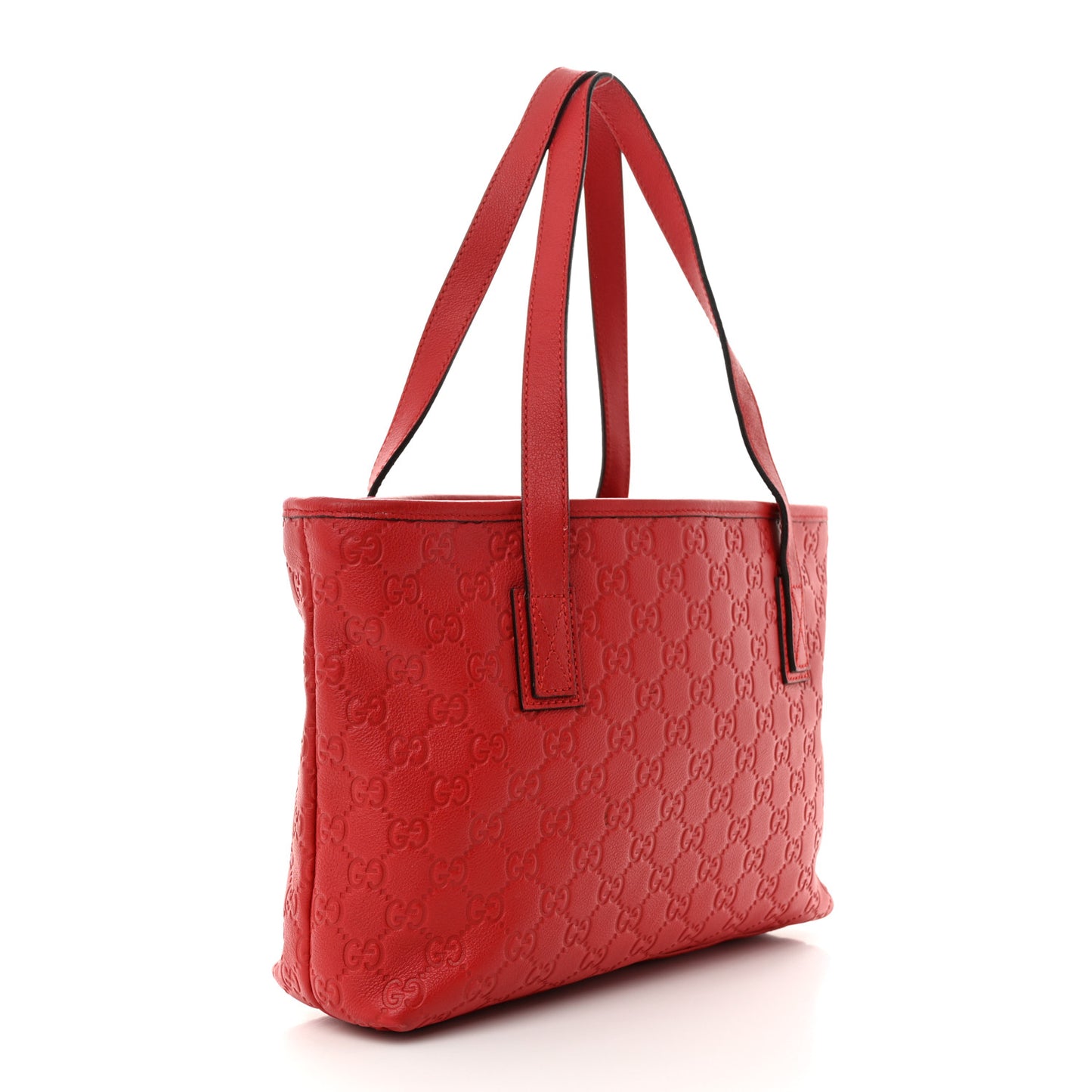 Guccissima Small Joy Tote Red