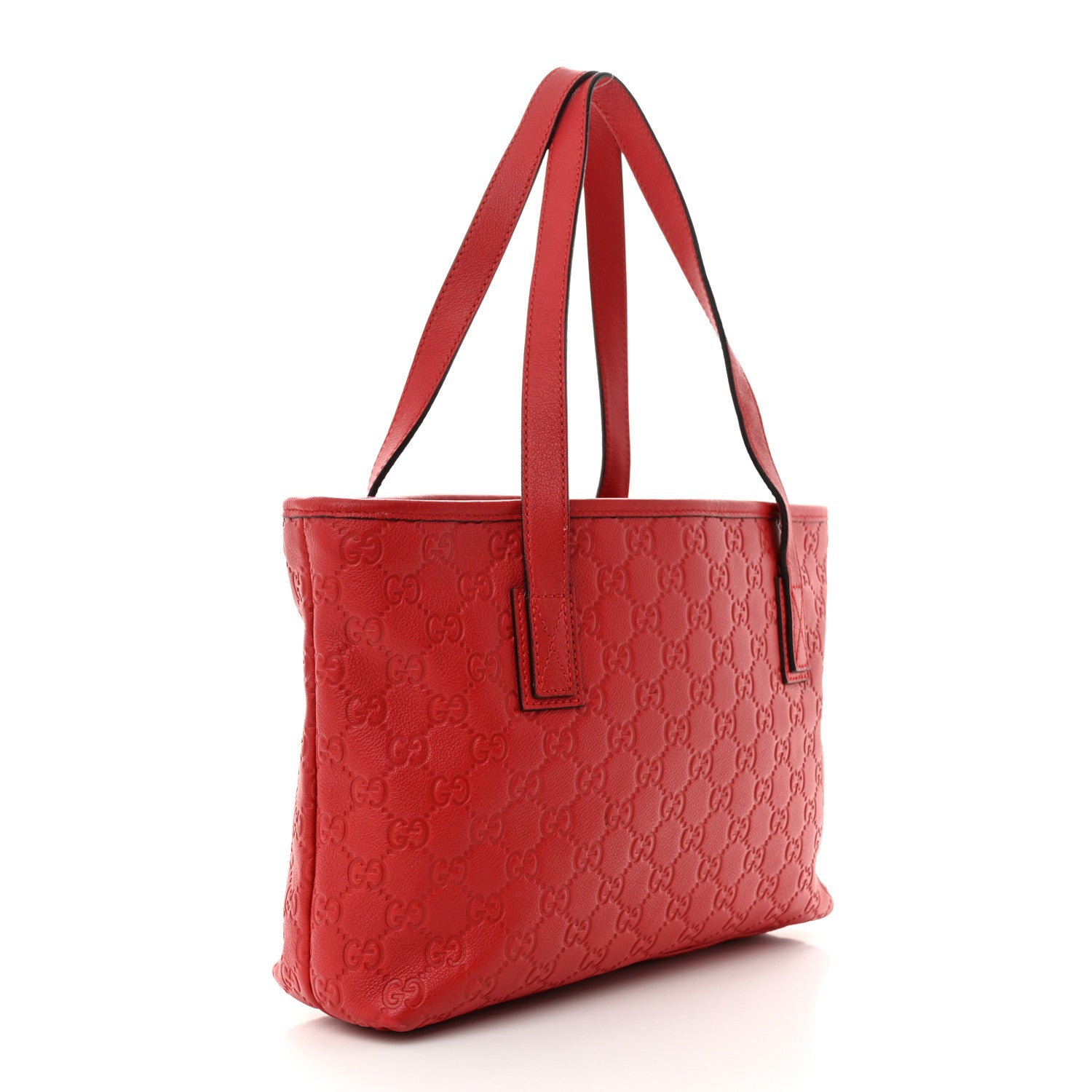 Gucci Guccissima Small Joy Tote Red 3 of 15
