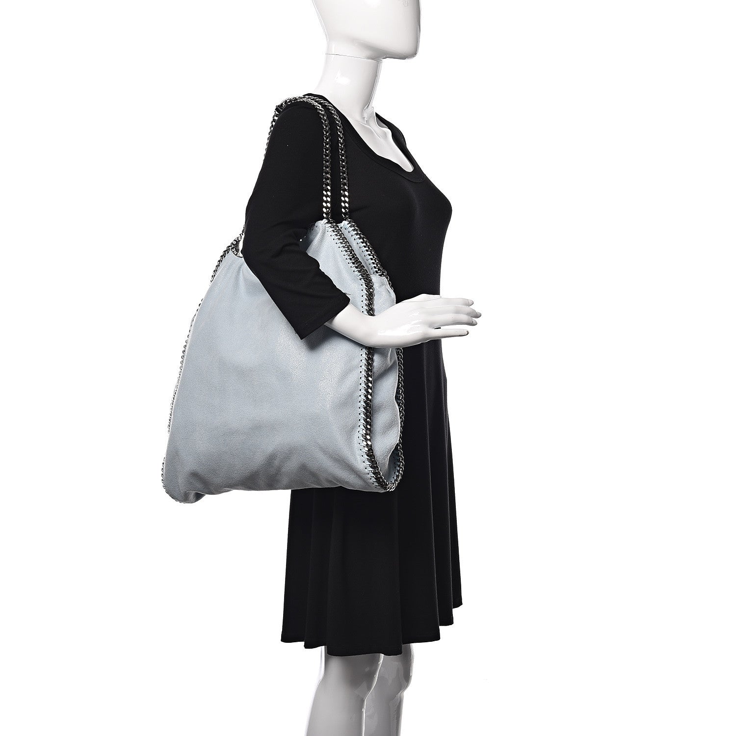 Stella McCartney Shaggy Deer Big Falabella Tote Ice 2 of 8