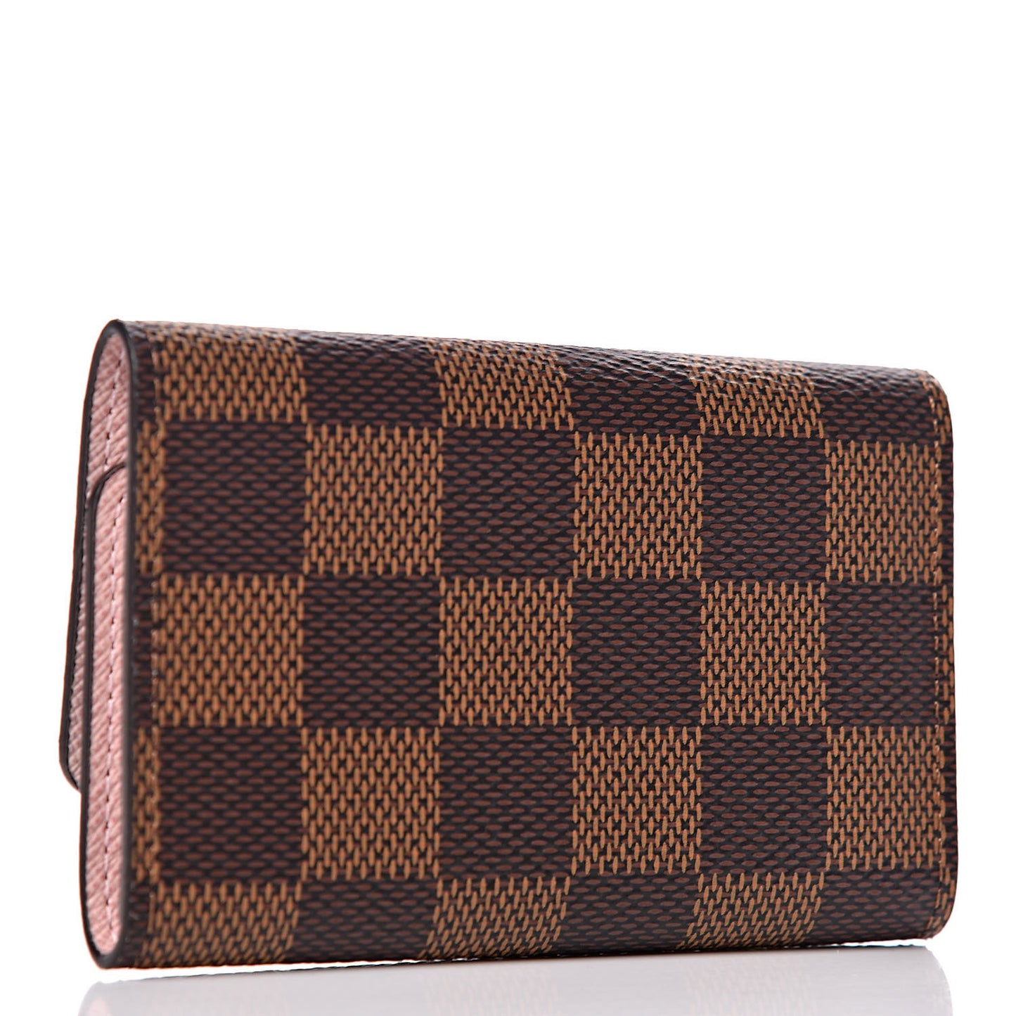 Damier Ebene Multicles 6 Key Holder Rose Ballerine