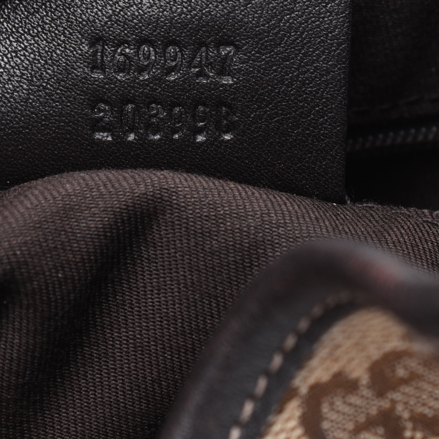 Gucci Monogram Medium New Britt Hobo Dark Brown 7 of 18