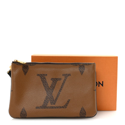 Louis Vuitton Reverse Monogram Giant Double Zip Pochette 11 of 11