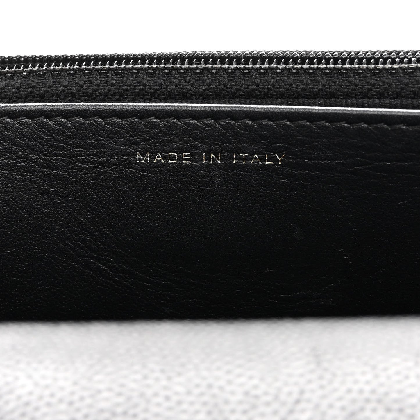Caviar Quilted Pocket Twins Wallet On Chain WOC Black