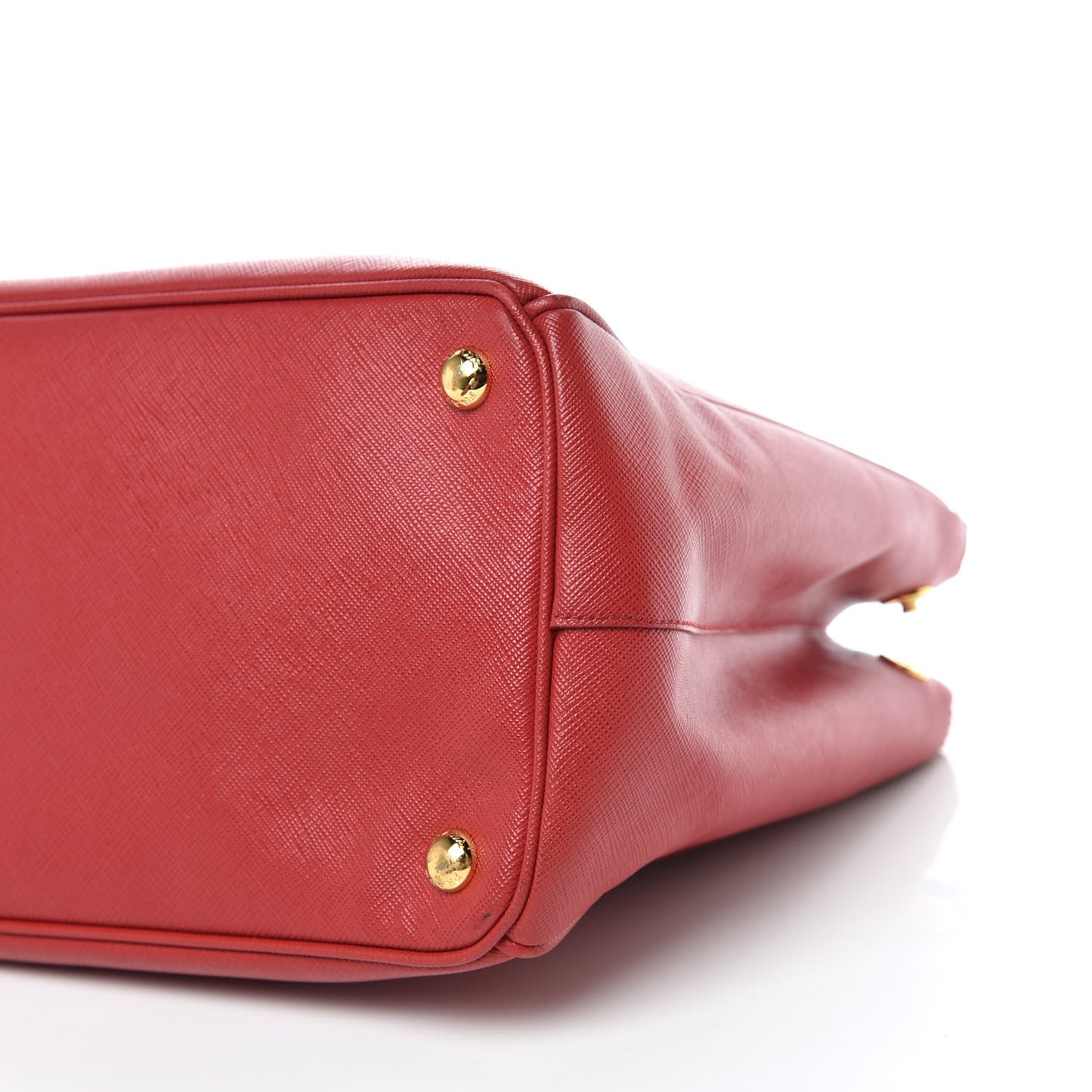 Saffiano Medium Galleria Double Zip Tote Fuoco