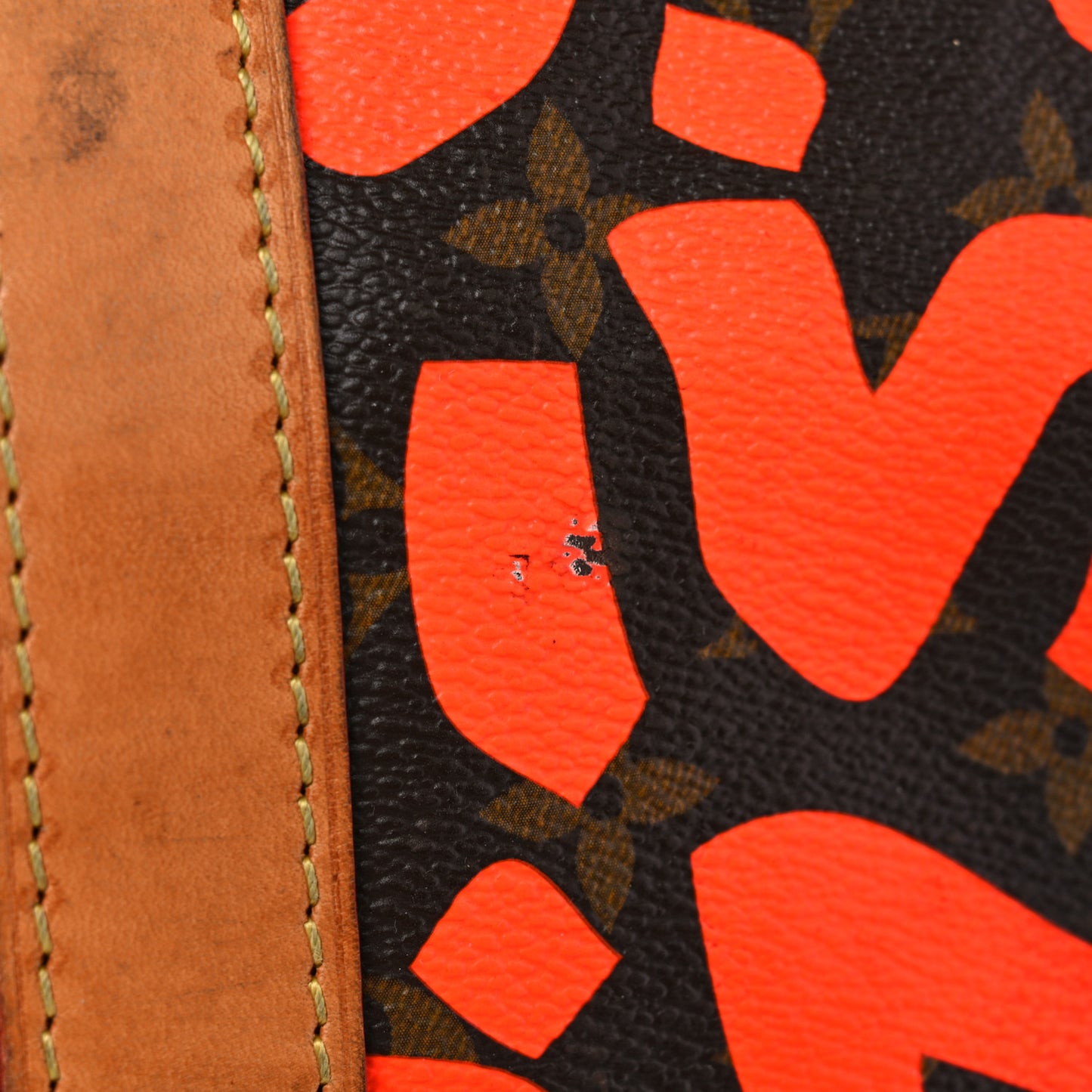 Monogram Graffiti Keepall 50 Orange