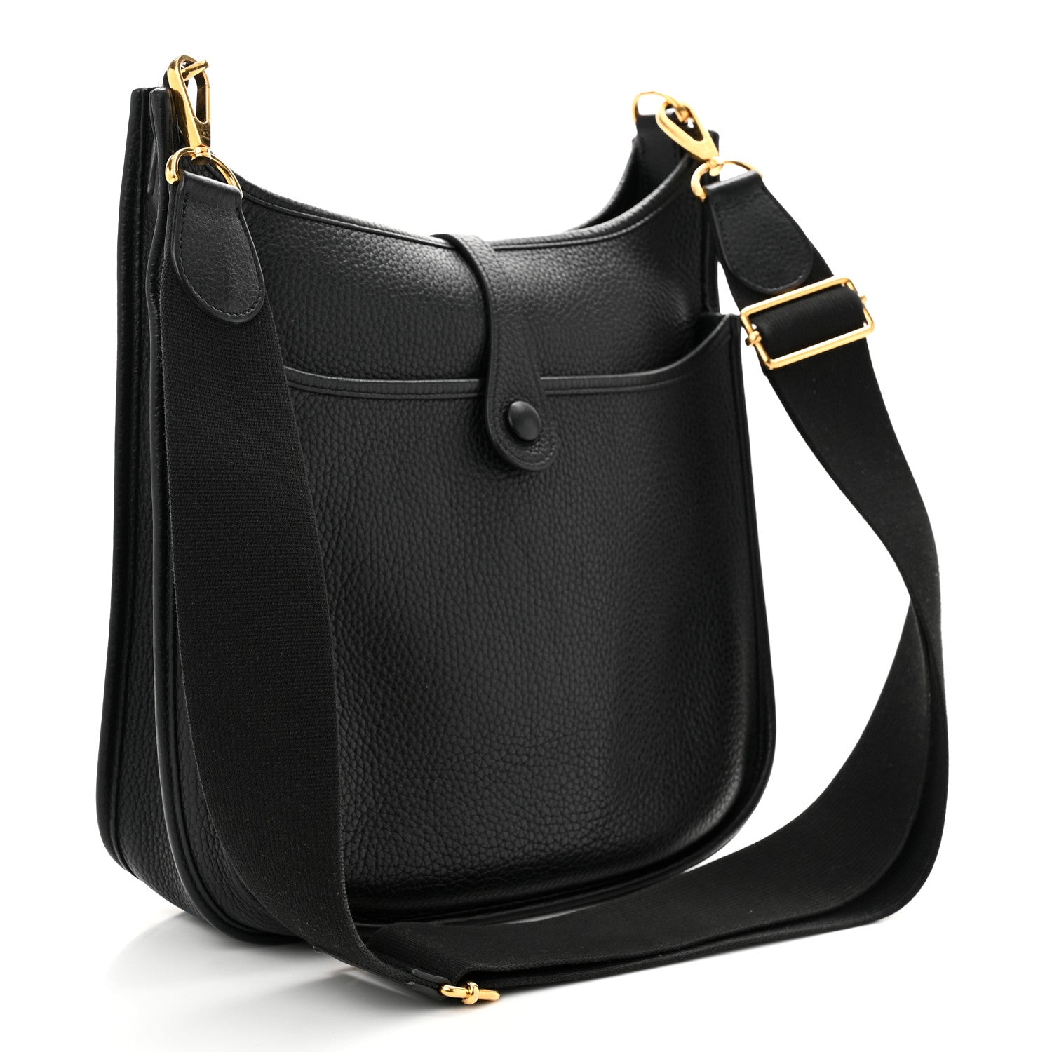 Hermes Taurillon Clemence EVELYNE III PM Black 3 of 11