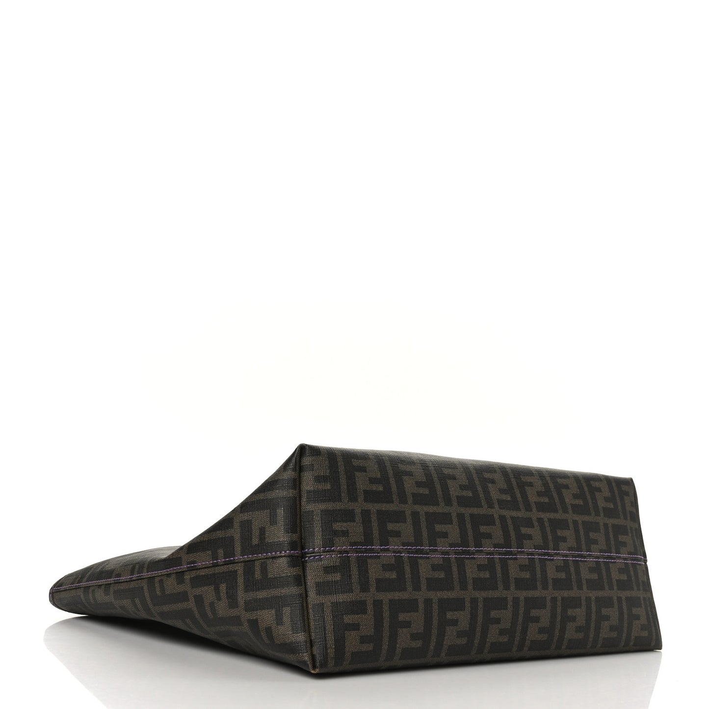 Zucca Spalmati Medium Roll Tote Tobacco Viola
