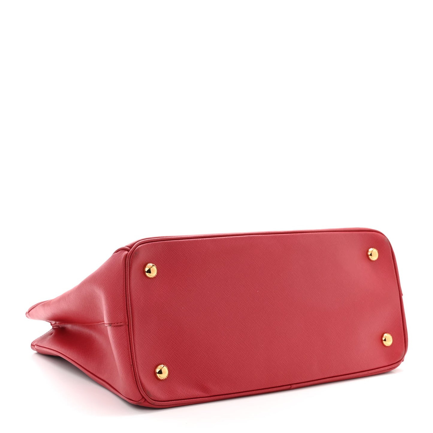 Saffiano Medium Galleria Double Zip Tote Fuoco