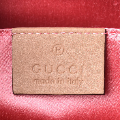 Gucci Metallic Calfskin Matelasse Studded Small Pearly GG Marmont Chain Shoulder Bag Gold 6 of 10