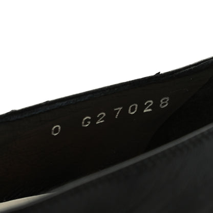 Chanel Lambskin Patent Cap Toe Wedges 40.5 Black 10 of 10