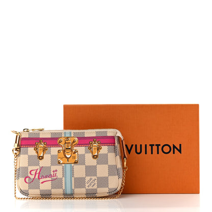 Louis Vuitton Damier Azur Summer Trunks Hawaii Mini Pochette Accessories 8 of 8