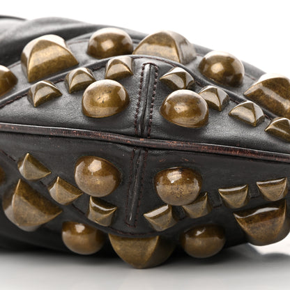 Burberry Calfskin Studded Medium Alverton Hobo Chocolate 11 of 19