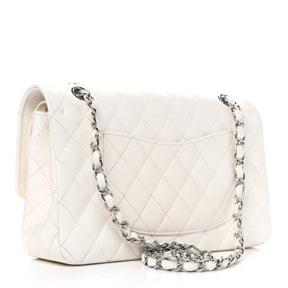 Chanel Caviar Quilted Medium Double Flap White 3 of 11