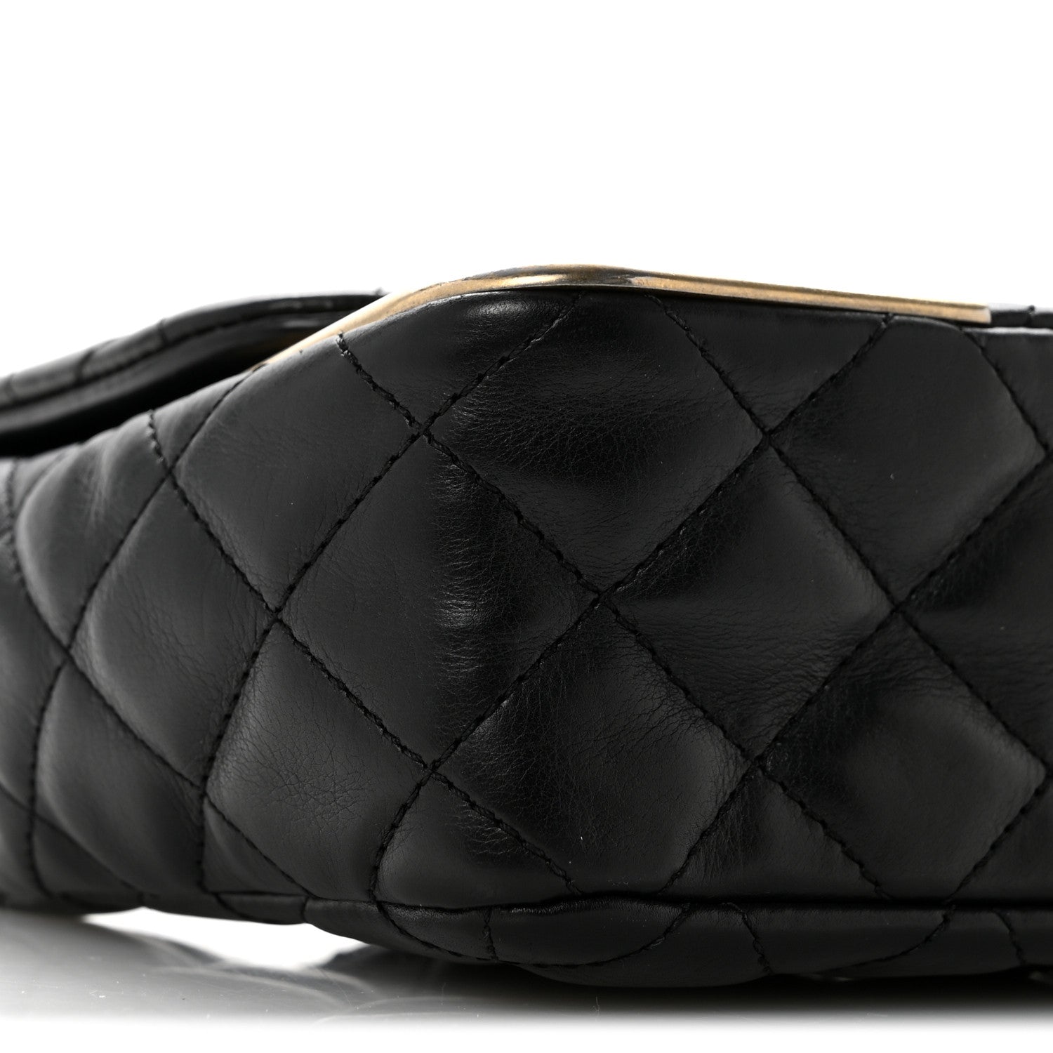 Chanel Calfskin Quilted Rock The Corner Flap Black 9 of 12