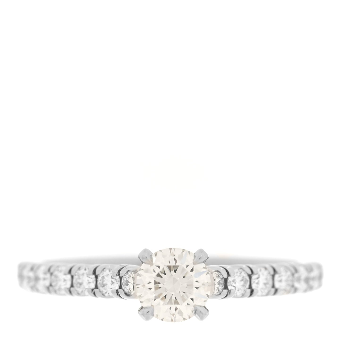 Platinum Diamond .32ct Etincelle De Cartier Solitaire Engagement Ring 48 4.5