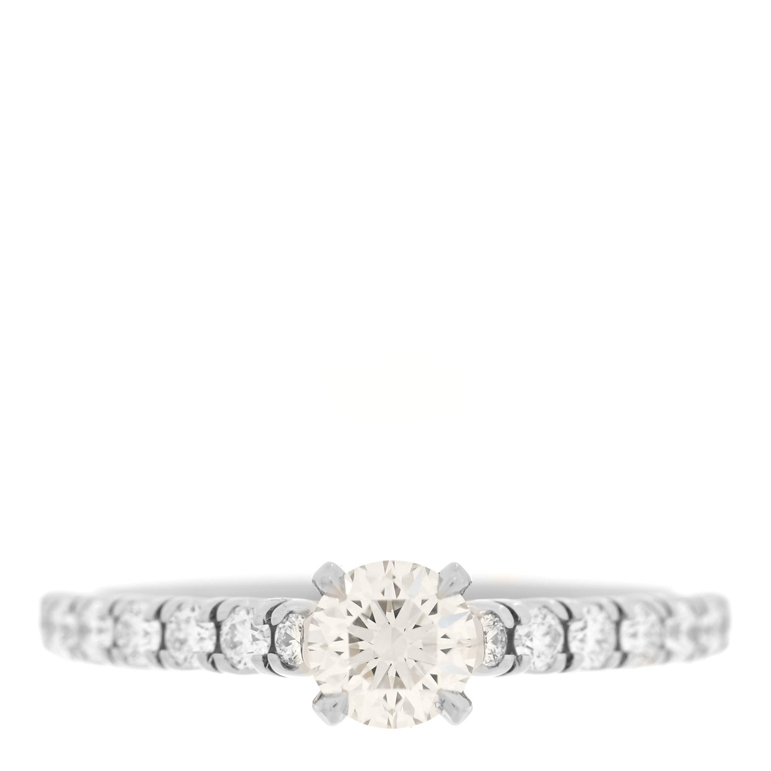 Cartier Platinum Diamond .32ct Etincelle De Cartier Solitaire Engagement Ring 48 4.5 1 of 5
