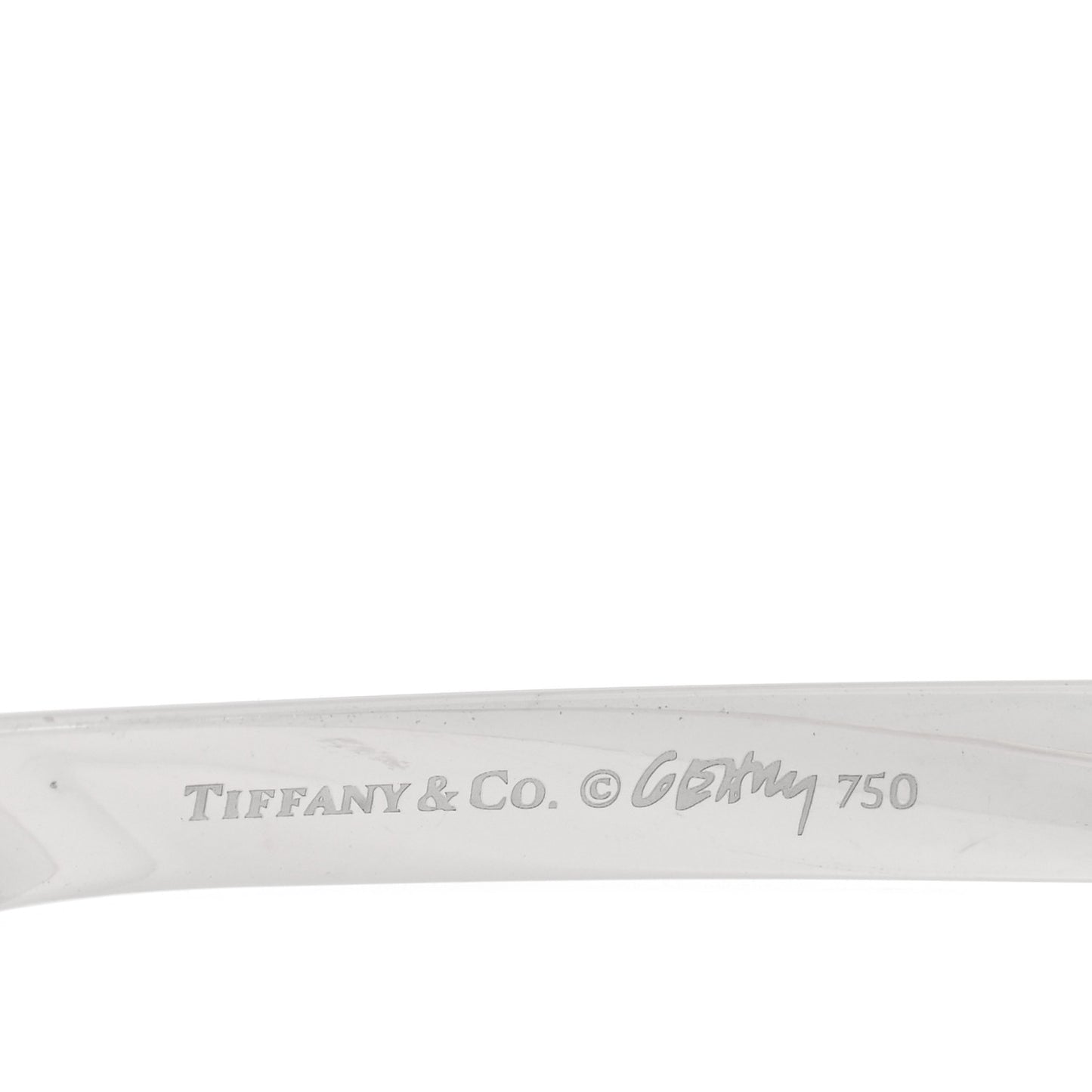 18K White Gold Diamond Frank Gehry Torque Bangle Bracelet