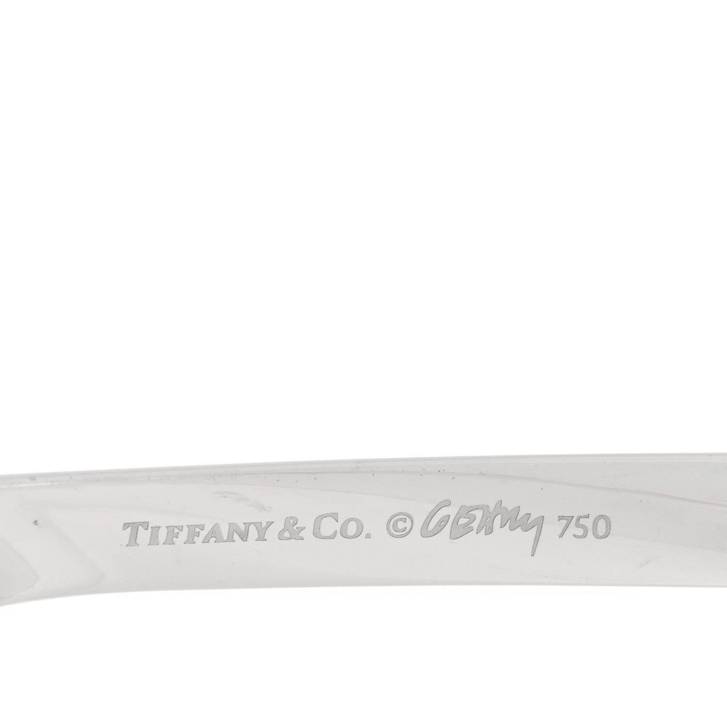 Tiffany 18K White Gold Diamond Frank Gehry Torque Bangle Bracelet 3 of 3