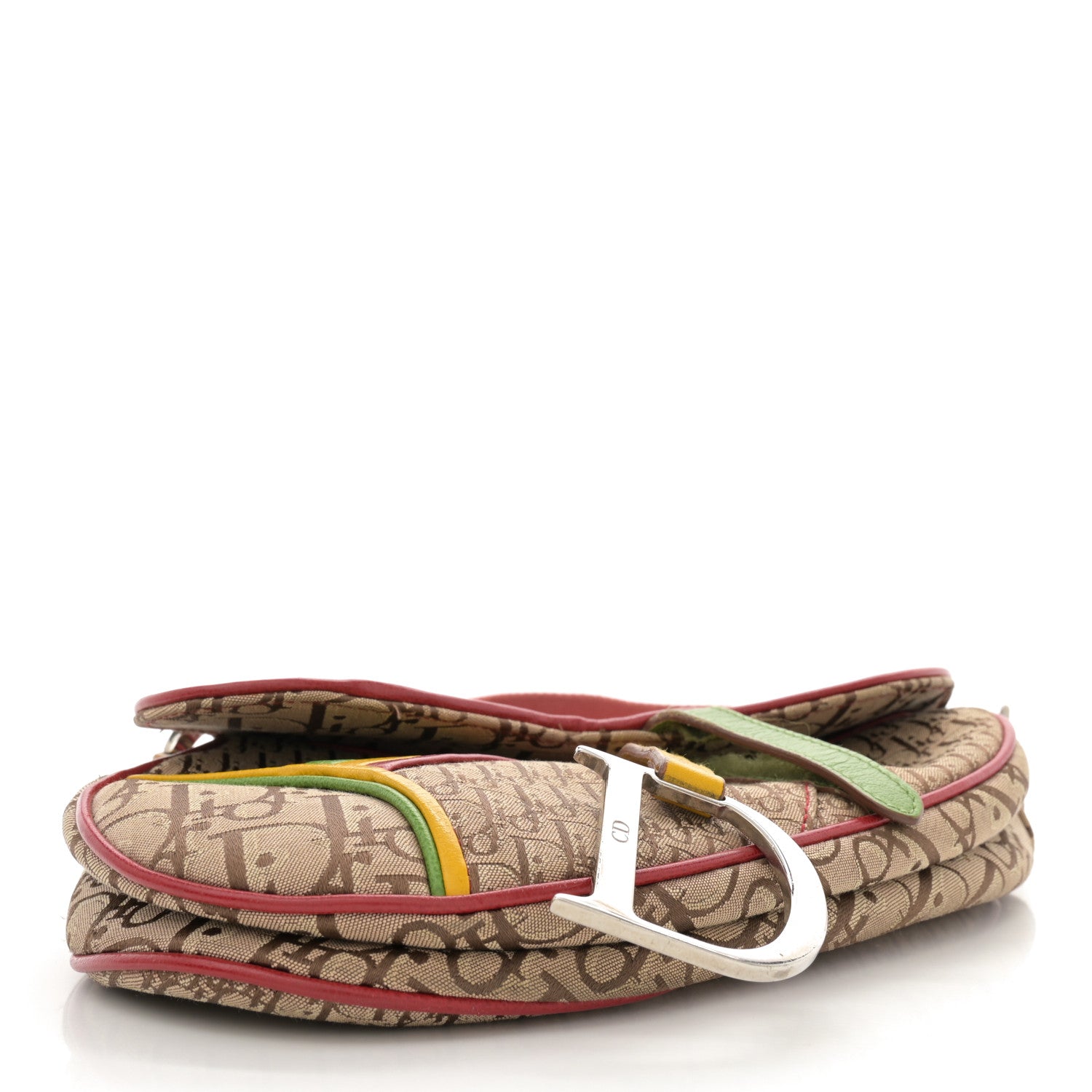 Christian Dior Monogram Rasta Saddle Bag Beige 4 of 17