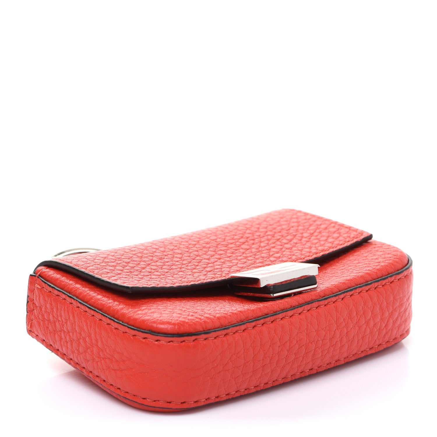 Fendi Cuoio Romano Micro Baguette Charm Papavero 4 of 11