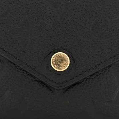 Louis Vuitton Empreinte Victorine Wallet Black 9 of 10