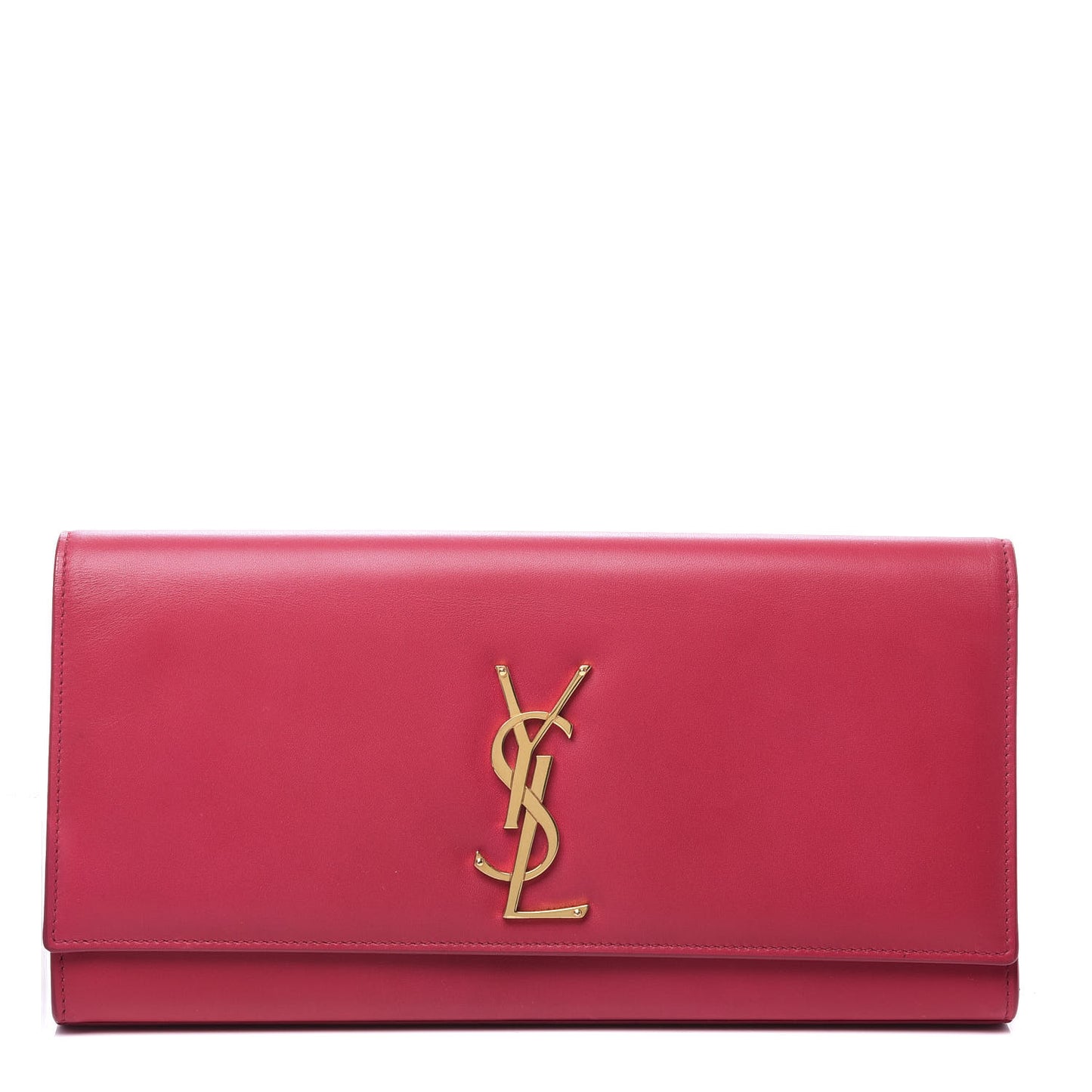 Calfskin Classic Monogram Cassandre Clutch Lipstick Fuchsia