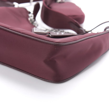 Prada Tessuto Nylon Re-Edition 2005 Shoulder Bag Granato 7 of 10