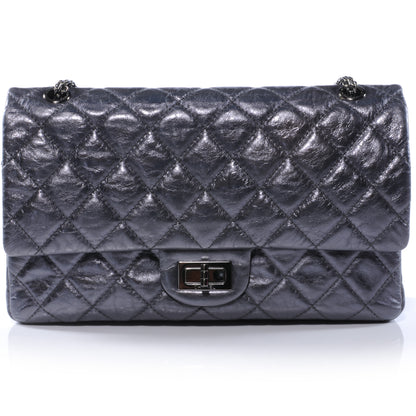 Chanel Calfskin 2.55 Reissue 227 Flap Dark Silver 1 of 7