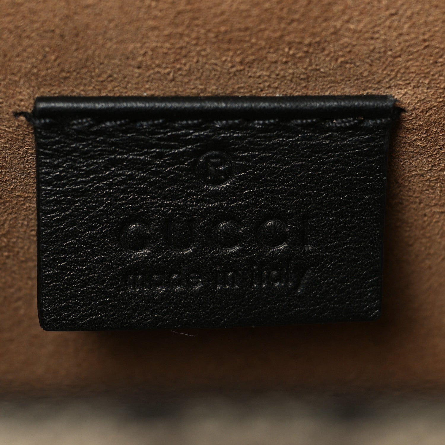 Gucci GG Supreme Monogram Small Padlock Bamboo Shoulder Bag Beige Black Cuir 6 of 11