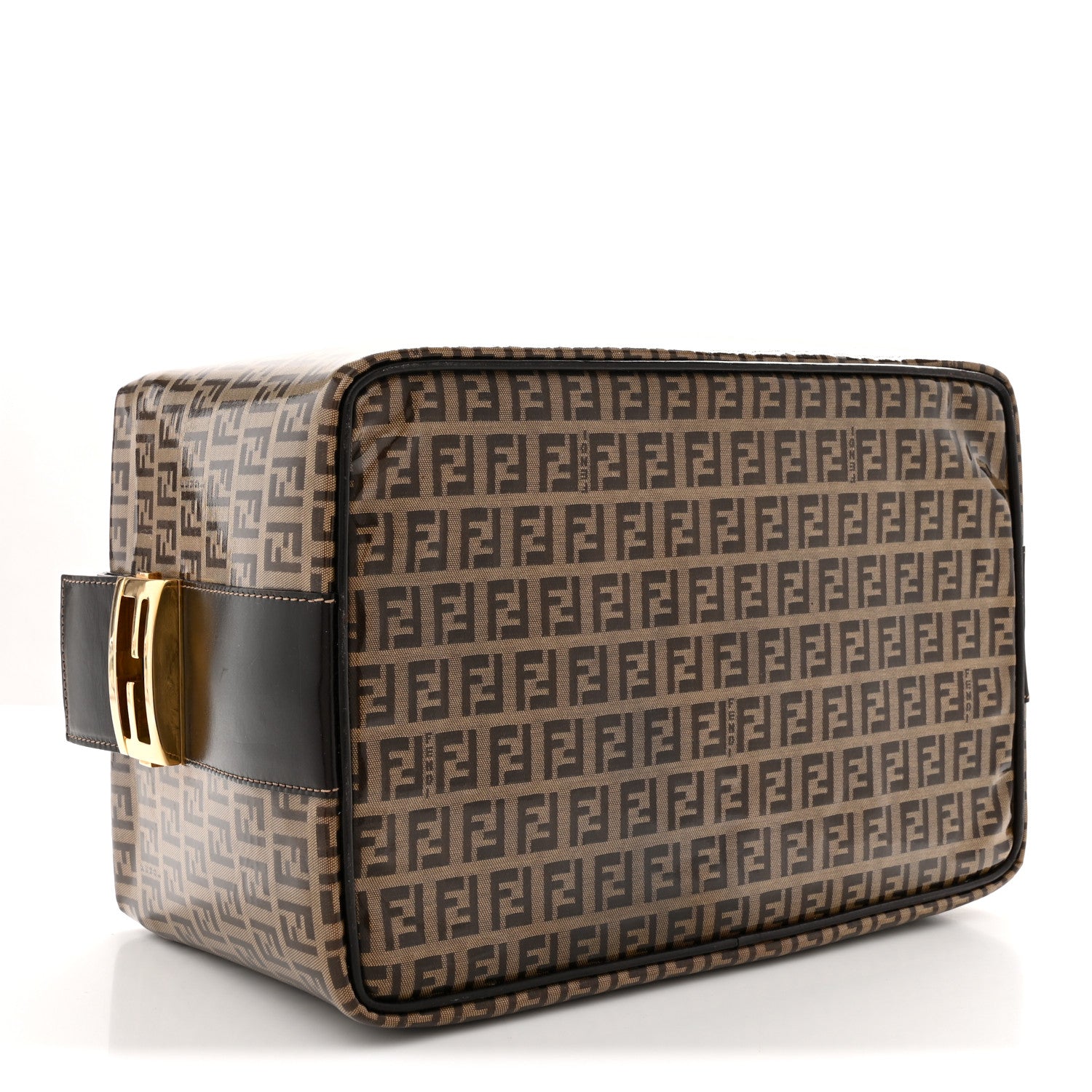 Fendi Vinyl Zucchino Travel Tote Moro 4 of 9