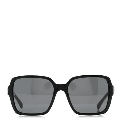 Chanel Acetate Square Sunglasses 5408-A Black 2 of 8