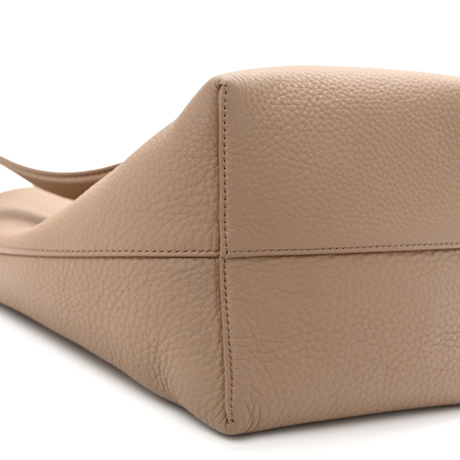 The Row Grained Calfskin Medium N/S Park Tote Dark Taupe 7 of 8