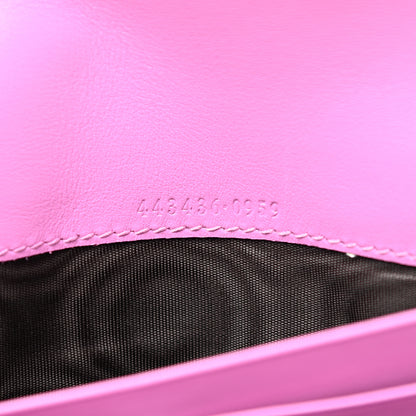 Gucci Calfskin Matelasse GG Marmont Continental Wallet Candy Mousse 7 of 8