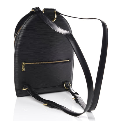Louis Vuitton Epi Mabillon Backpack Black 3 of 8