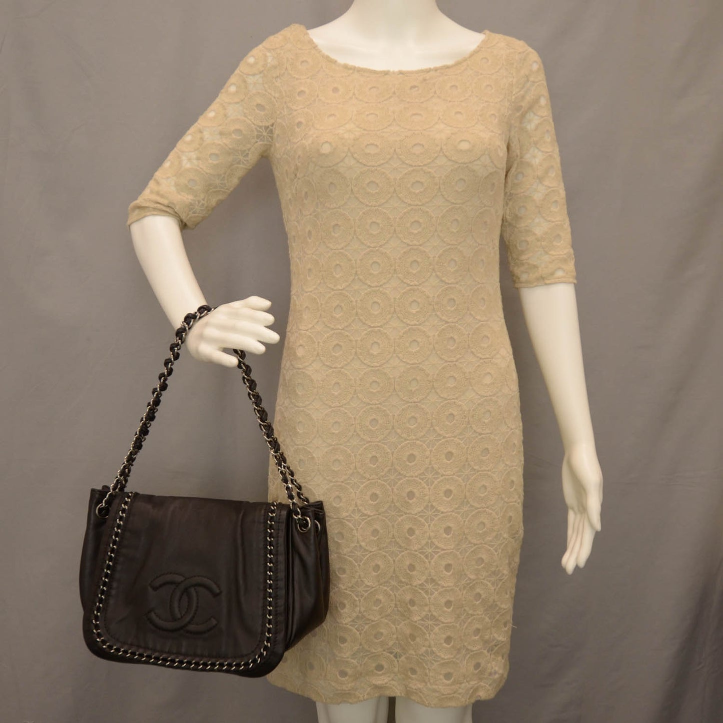 Luxe Ligne Flap Bag Black