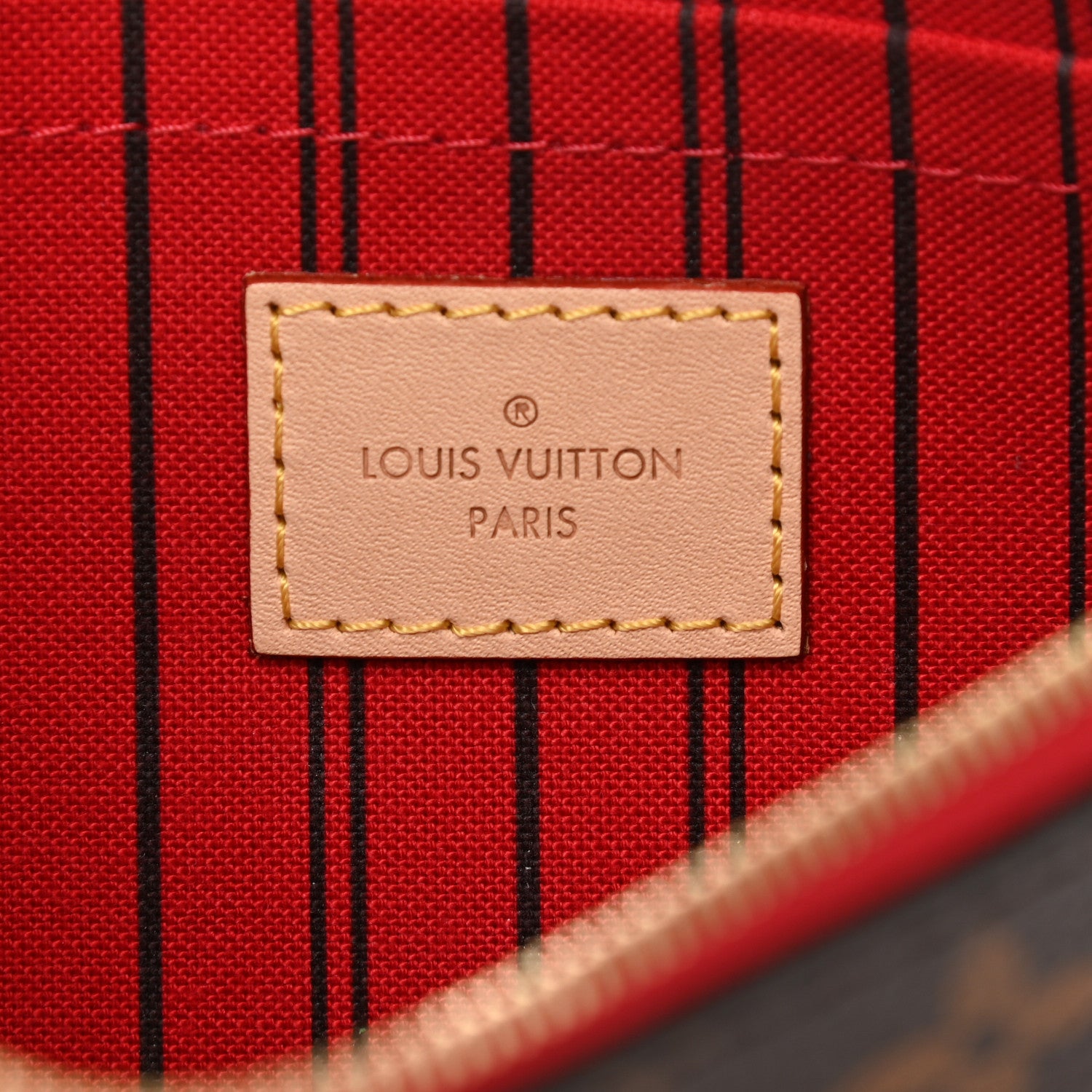 Louis Vuitton Monogram Neverfull MM GM Pochette Cherry 6 of 7