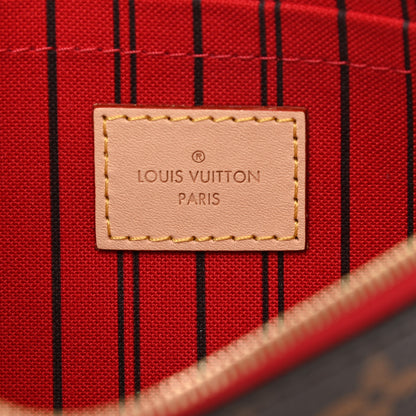 Louis Vuitton Monogram Neverfull MM GM Pochette Cherry 6 of 7