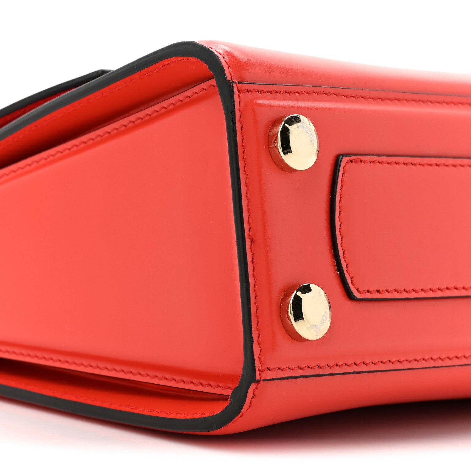 Salvatore Ferragamo SALVATORE FERRAGAMO Calfskin Gancini Mini Boxyz Red 9 of 15