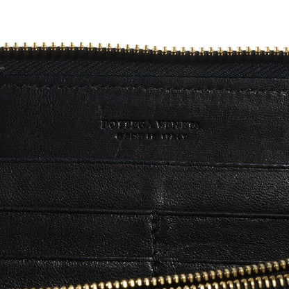 Bottega Veneta Nappa Intrecciato Zip Around Wallet Black 6 of 8