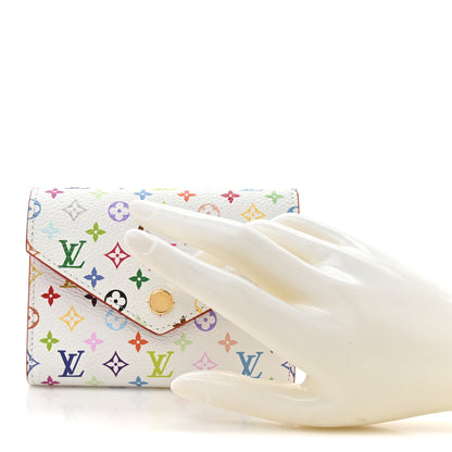 Louis Vuitton LV x TM Monogram Multicolor Victorine Wallet White 3 of 8
