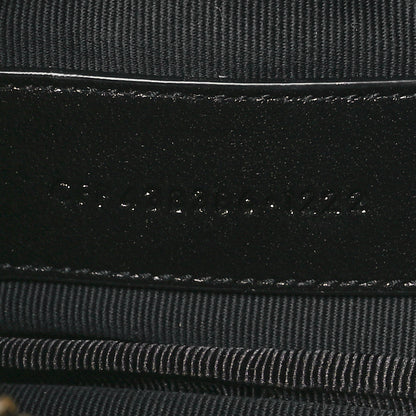 Saint Laurent Calfskin Matelasse Monogram Key Pouch Black 7 of 8