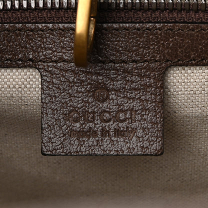 Gucci Maxi GG Supreme Monogram Pineapple Textured Dollar Calfskin Medium Retro Interlocking G Tote Bag Beige Ebony Green Pink New Acero 6 of 11