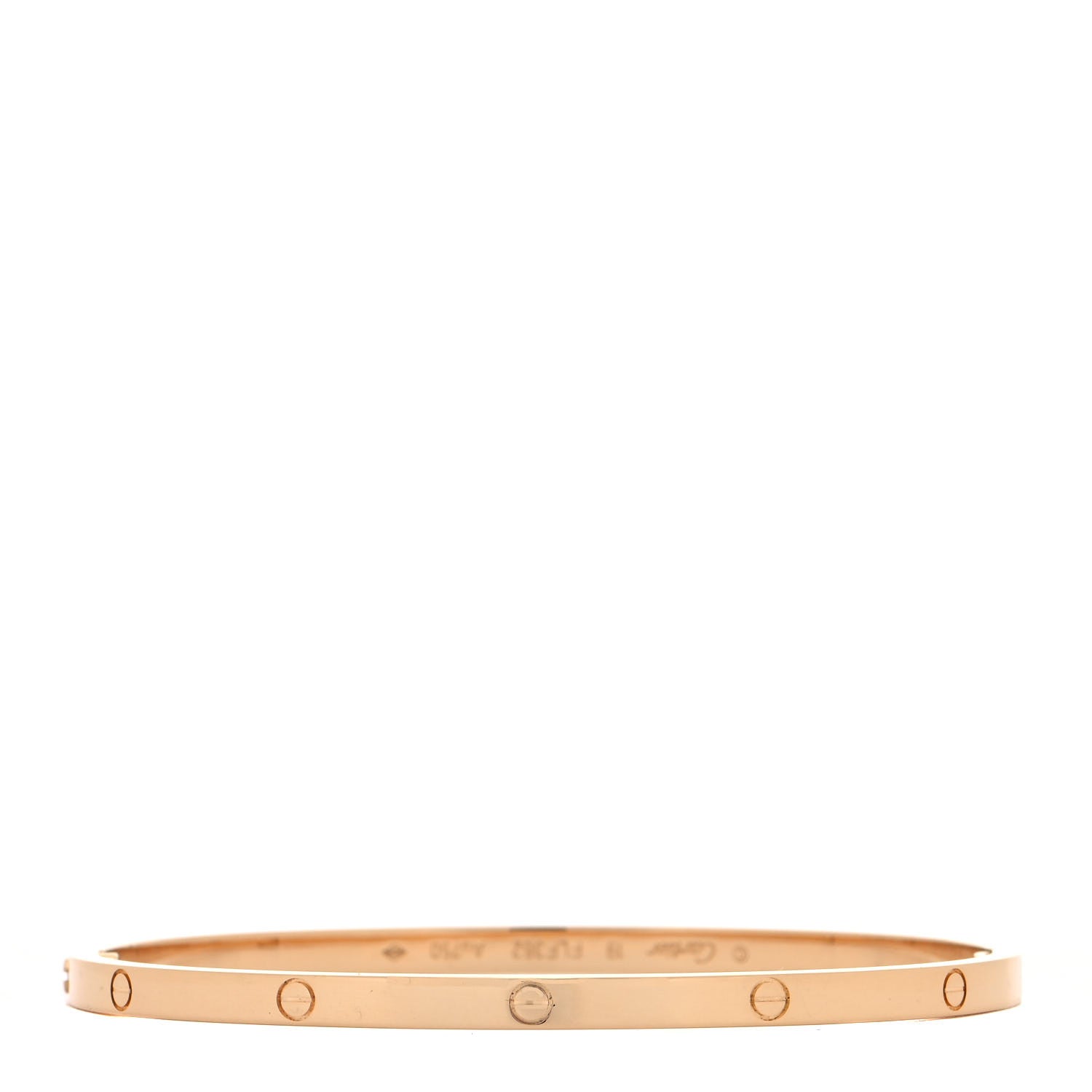 Cartier 18K Yellow Gold Small LOVE Bracelet 19 3 of 6