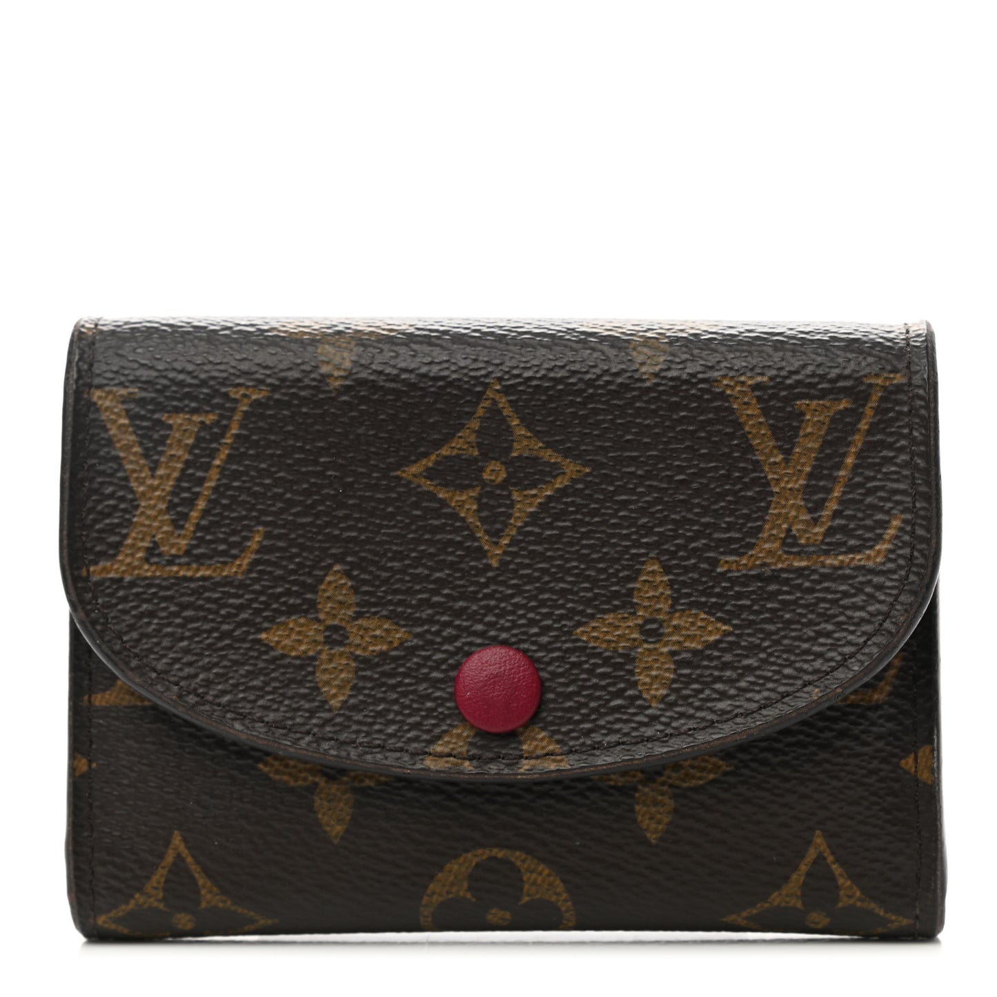 Monogram Rosalie Coin Purse Fuchsia