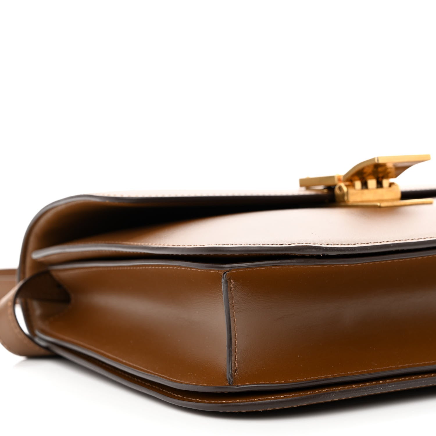 Celine Box Calfskin Medium Classic Box Flap Bag Camel 9 of 12