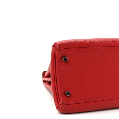 Hermes Togo Kelly Retourne 32 Rouge Casaque 8 of 9