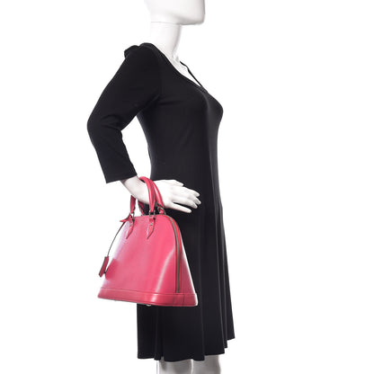 Louis Vuitton Epi Alma PM Hot Pink 2 of 8