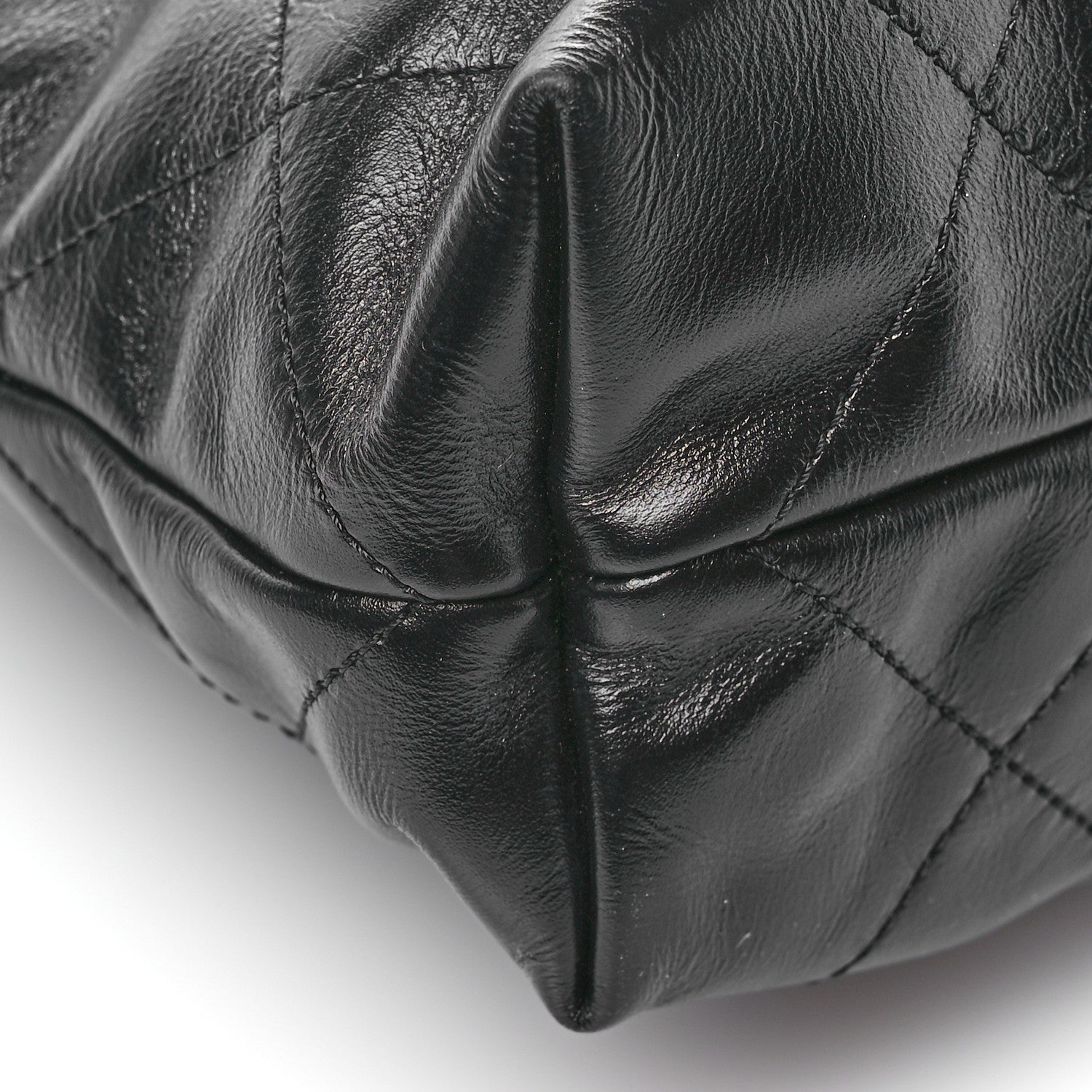 Chanel Shiny Calfskin Quilted Small Chanel 22 Black 10 of 12