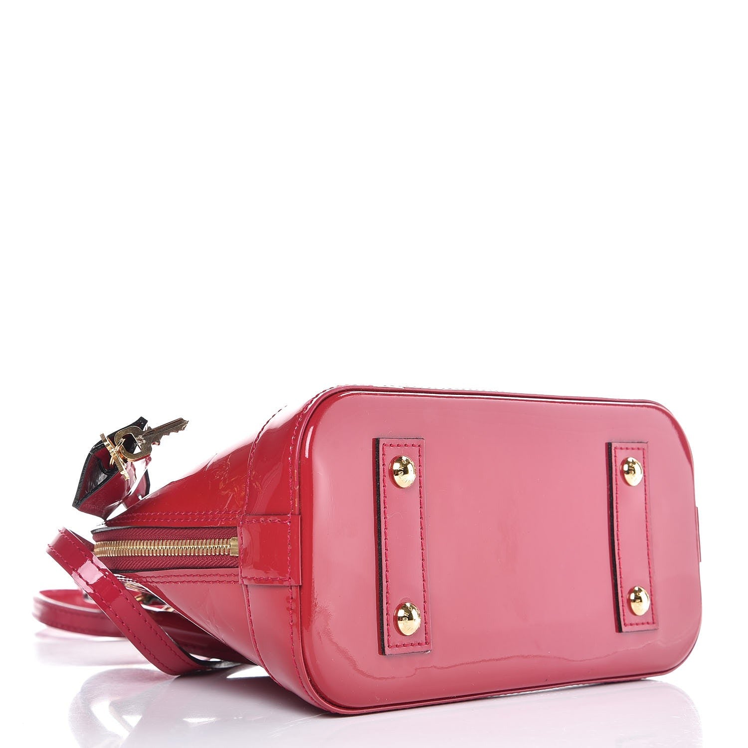 Louis Vuitton Vernis Alma BB Rose Indien 4 of 7